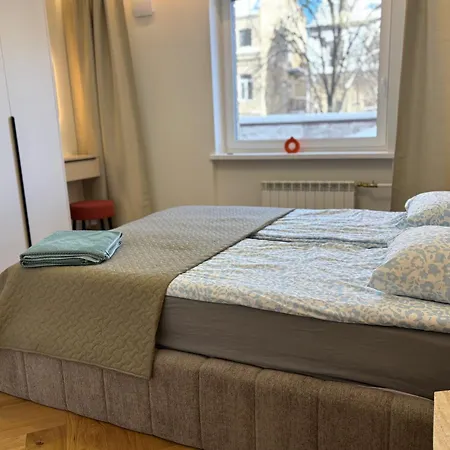 Exclusive 2 Bedroom Trendy Center, Large Terrace & Free Parking Vilnius