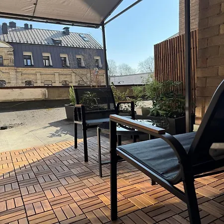 Exclusive 2 Bedroom Trendy Center, Large Terrace & Free Parking Apartment Vilnius