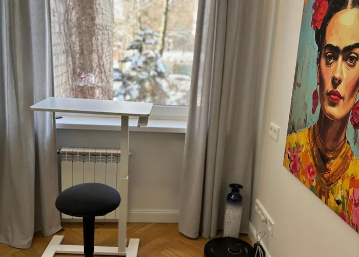 Exclusive 2 Bedroom Trendy Center, Large Terrace & Free Parking Vilna